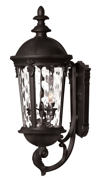 Windsor Large Wall Mount Lantern in Black