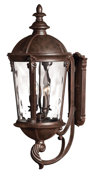 Windsor Large Wall Mount Lantern in River Rock