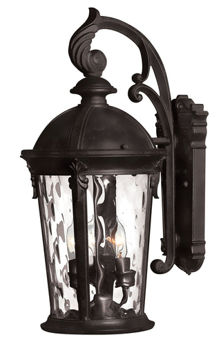 Windsor Medium Wall Mount Lantern in Black