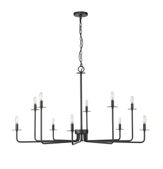 Marceline 1 - Light Chandelier Ceiling Light Matte Black