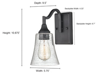 Caily 1-Light Wall Sconce Brushed Nickel