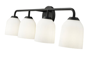 Norah 4-Light Vanity Matte Black