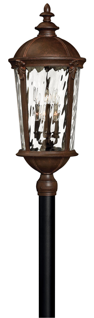 Windsor Extra Large Post Top or Pier Mount Lantern in River Rock