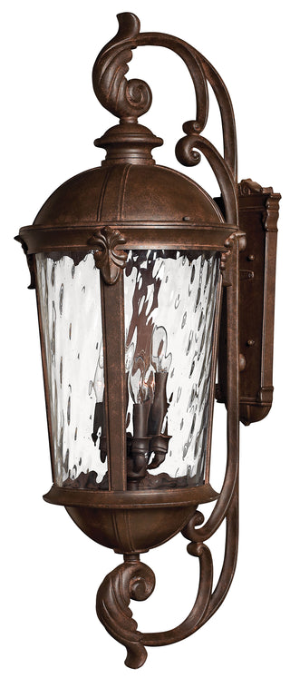 Windsor Double XL Wall Mount Lantern in River Rock