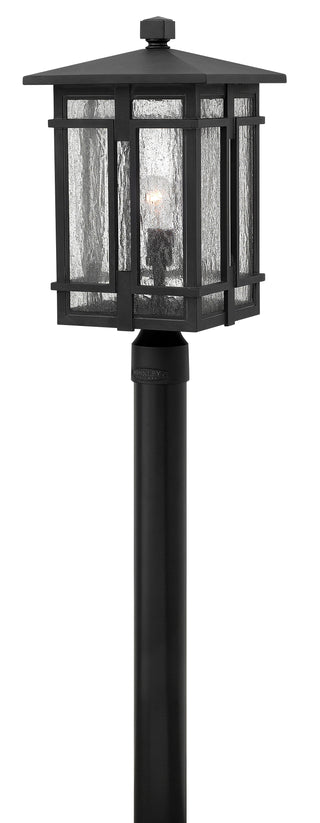 Tucker Medium Post Mount Lantern in Museum Black