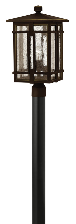 Tucker Medium Post Mount Lantern in Oil Rubbed Bronze