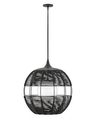 Maddox Medium Orb Chandelier in Black