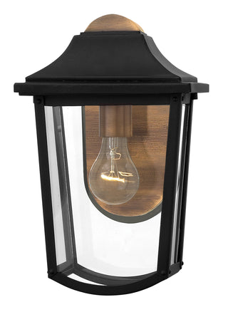 Burton Small Wall Mount Lantern in Black