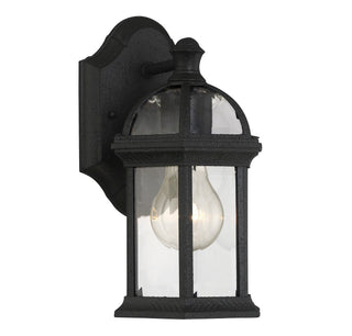 Kensington One Light Wall Mount in Textured Black