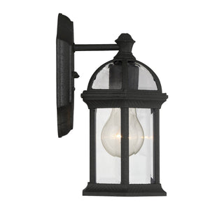 Kensington One Light Wall Mount in Textured Black