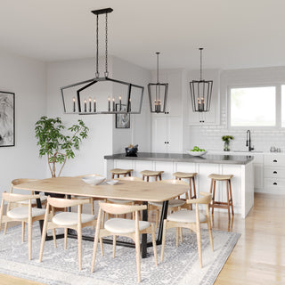 Lizabeth 8-Light Chandelier Ceiling Light Matte Black