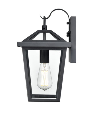 Mensun 1-Light Outdoor Wall Sconce Textured Black