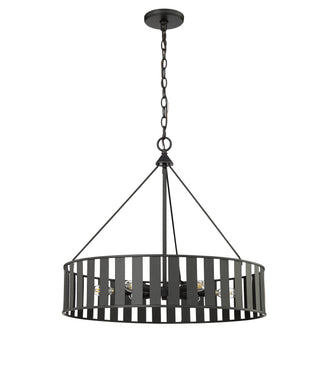 Stella 6-Light Chandelier Ceiling Light Matte Black