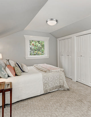 1-Light Flushmount Ceiling Light Brushed Nickel
