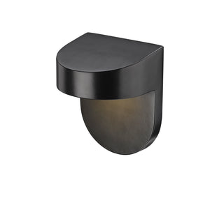 1-Light Outdoor Wall Sconce Powder Coated Black