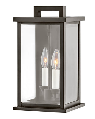 Weymouth Medium Wall Mount Lantern in Oil Rubbed Bronze
