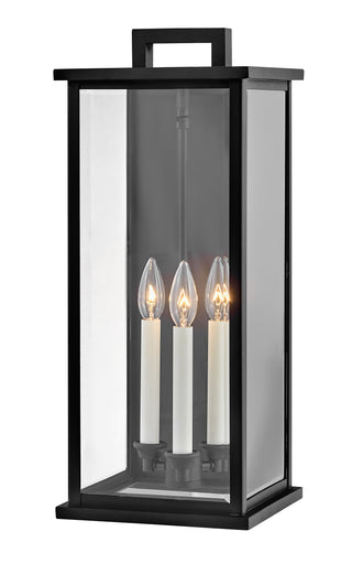 Weymouth Large Wall Mount Lantern in Black