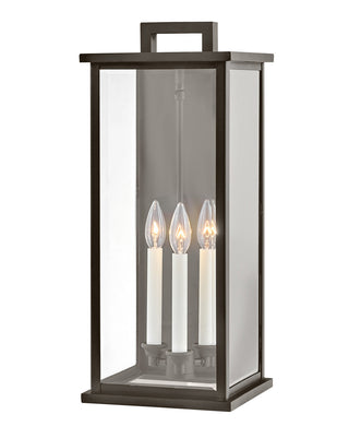 Weymouth Large Wall Mount Lantern in Oil Rubbed Bronze
