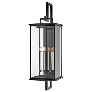 Weymouth Extra Large Wall Mount Lantern in Black
