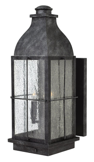 Bingham Medium Wall Mount Lantern in Greystone