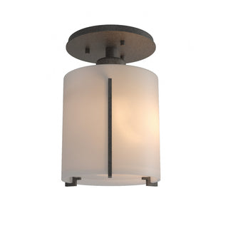 Hubbardton Forge - 123775-SKT-20-GG0140 - Exos Round Semi-Flush - Exos Glass - Natural Iron