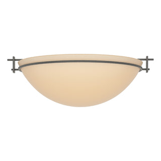 Hubbardton Forge - 124252-SKT-20-SS0050 - Moonband Large Semi-Flush - Moonband - Natural Iron