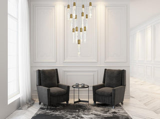 Aurora 26 inch Pendant in Satin Gold