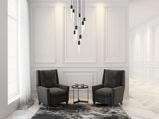 Aurora 24 inch Chandelier in Black
