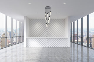 Aurora 30 inch Chandelier in Black