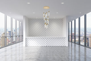Aurora 30 inch Chandelier in Satin Gold