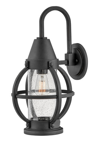 Chatham Medium Wall Mount Lantern in Museum Black