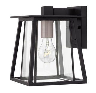 Walker Small Wall Mount Lantern in Black