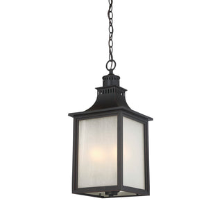 Monte Grande Three Light Hanging Lantern in English Bronze