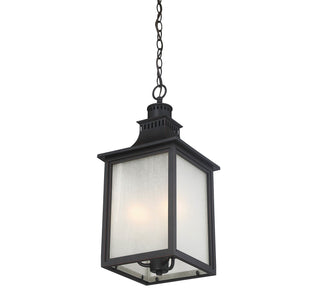 Monte Grande Three Light Hanging Lantern in English Bronze