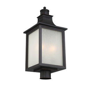 Monte Grande Three Light Post Lantern in English Bronze