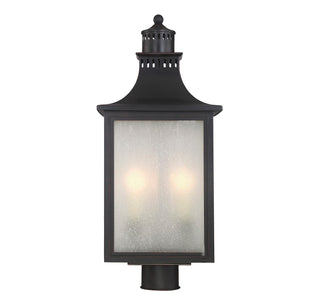 Monte Grande Three Light Post Lantern in English Bronze