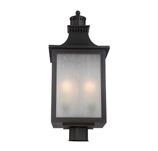 Monte Grande Three Light Post Lantern in English Bronze