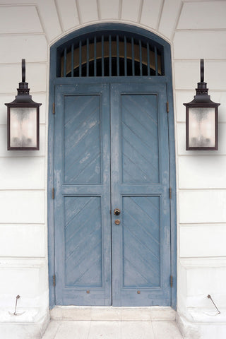 Monte Grande Three Light Wall Lantern in English Bronze