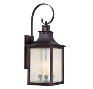 Monte Grande Three Light Wall Lantern in English Bronze