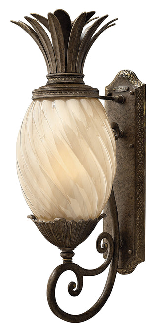 Plantation Large Wall Mount Lantern in Pearl Bronze