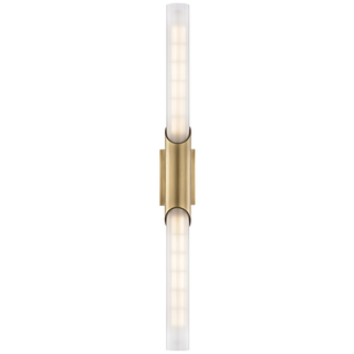 Pylon Wall Sconce with Aged Brass Finish