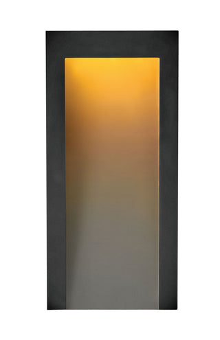 Taper Medium Wall Mount Lantern in Textured Black