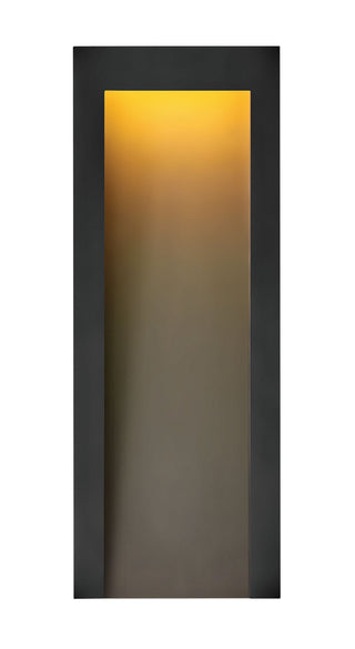 Taper Large Wall Mount Lantern in Textured Black
