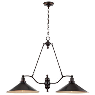 Bridgeview Two Light Trestle in Mission Dust Bronze