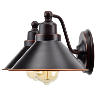 Bridgeview Two Light Wall Sconce in Mission Dust Bronze