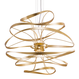 Calligraphy Chandelier In Stainless Steel Finish