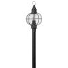 Cape Cod Large Post Mount Lantern in Aged Zinc