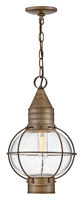 Cape Cod Medium Hanging Lantern in Burnished Bronze
