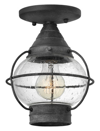 Cape Cod Extra Small Convertible Flush Mount in Aged Zinc