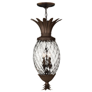 Plantation Large Hanging Lantern in Copper Bronze